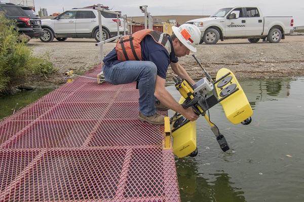 Brennan ROV equipment for dam inspections