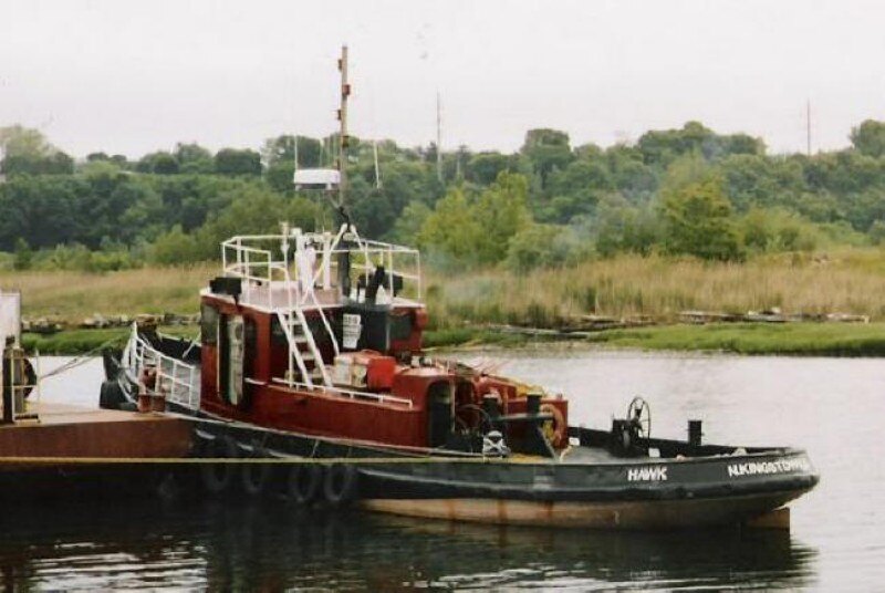 Old Photo Tug Hawk courtesy of George Michael National Association of Fleet Tug Sailors