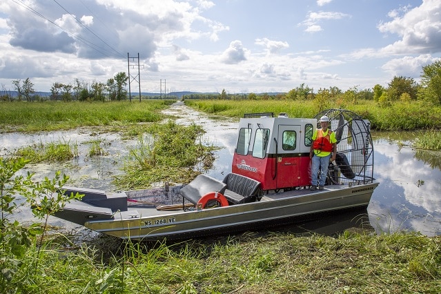 core value – ethical behavior – Nelson Wisconsin Xcel Project 2019_Dick Wateman Airboat